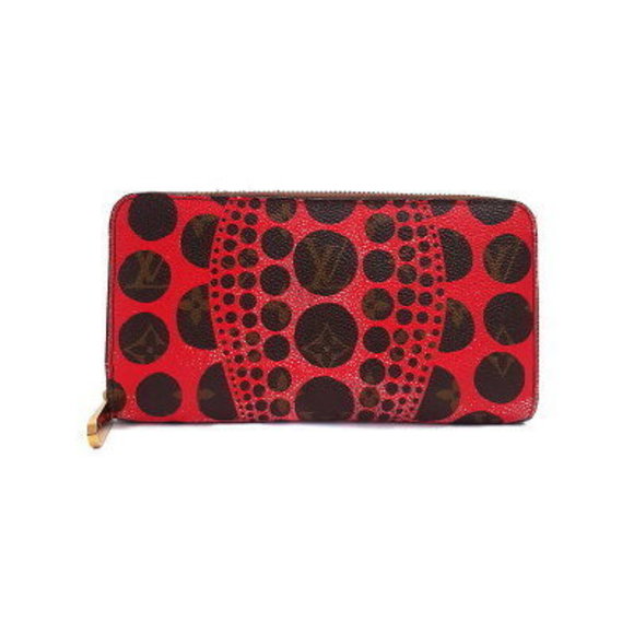 Louis Vuitton Monogram Pumpkin Dot Zippy Wallet Zip Long - Picture 1 of 8
